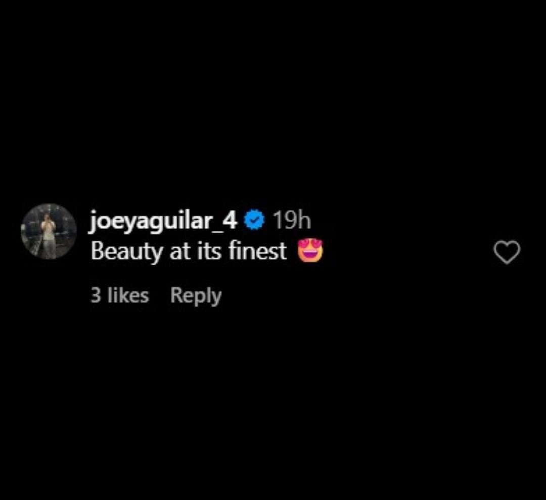 Joey Aguilar's comment under @rylan.moffitt's Instagram post